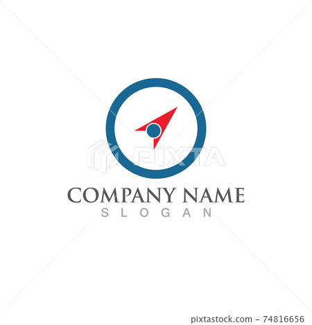 compass logo Vector illustration design image compass logo Vector illustration design image 74816656