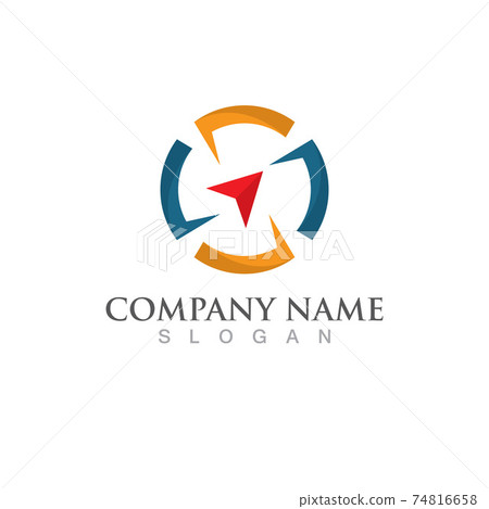 compass logo Vector illustration design image compass logo Vector illustration design image 74816658