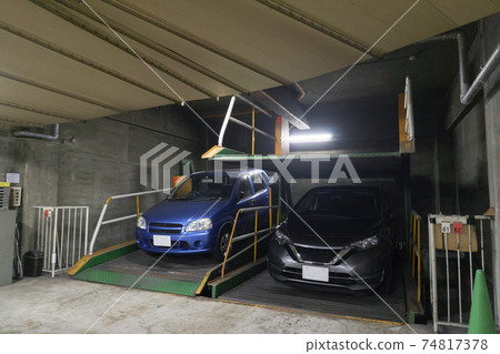 Underground garage, three-dimensional mechanical parking lot Underground garage, three-dimensional mechanical parking lot 74817378