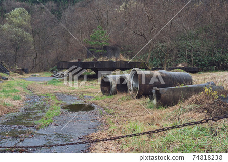 Ruins in the mountains 74818238
