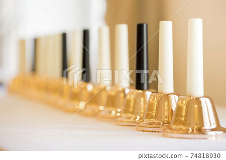 Beautifully lined performance handbells Music bells 74818930