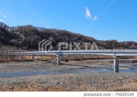 Tama River near Hamura Intake Weir (Hamura City, Tokyo) Tama River near Hamura Intake Weir (Hamura City, Tokyo) 74820199