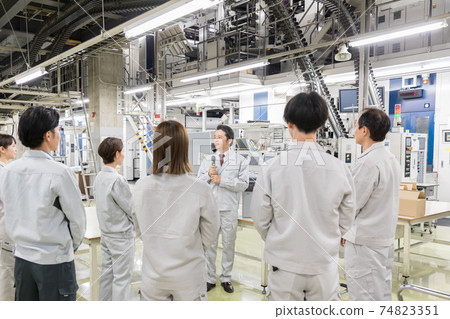 早會工廠參觀圖片找工作 74823351