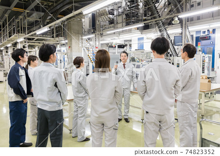 早會工廠參觀圖片找工作 74823352