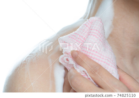 Bath towel soap foam 74825110