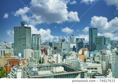 Sendai city center · skyscraper group 74827615