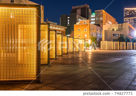 《Kanagawa Prefecture》 Night view of Yokohama Port Town, Elephant Nose Park 《Kanagawa Prefecture》 Night view of Yokohama Port Town, Elephant Nose Park 74827771