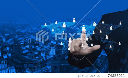 Business communication concept, Elements of this image furnished by NASA Business communication concept, Elements of this image furnished by NASA 74828011