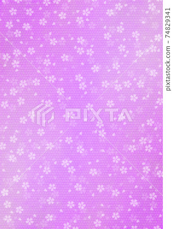 Japanese pattern background illustration Japanese paper with tie-dye and cherry blossom pattern pattern Purple other colors available Japanese pattern background illustration Japanese paper with tie-dye and cherry blossom pattern pattern Purple other colors available 74829341