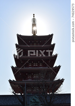 五層寶塔,東京淺草 五層寶塔,東京淺草 74829573