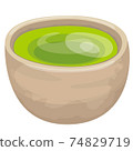 Deep green tea 74829719