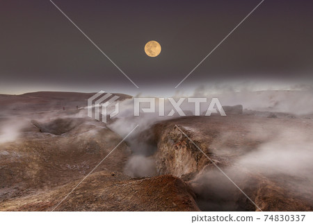 Geyser in Bolivia Geyser in Bolivia 74830337