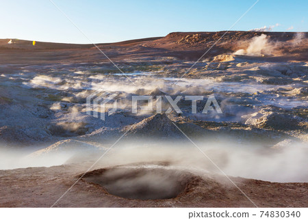 Geyser in Bolivia 74830340