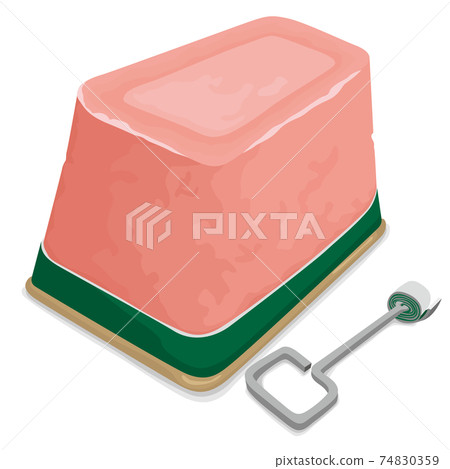 Canned corned beef 74830359