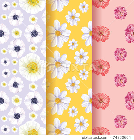 pattern seamless with spring bright concept design watercolor illustration pattern seamless with spring bright concept design watercolor illustration 74830604