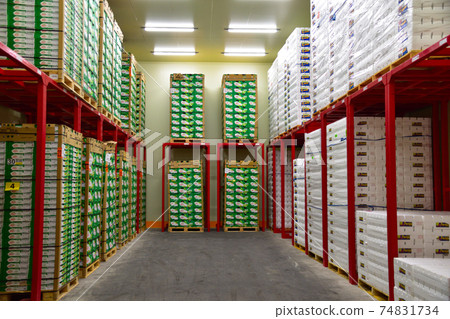 Commercial refrigerator room 74831734