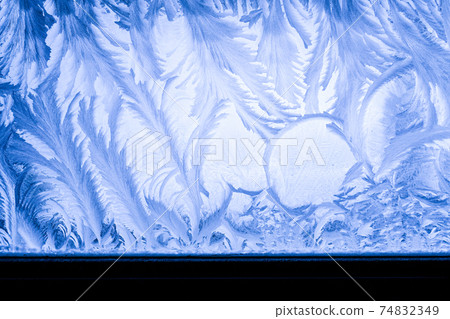 Window frost pattern - Stock Illustration [74832349] - PIXTA