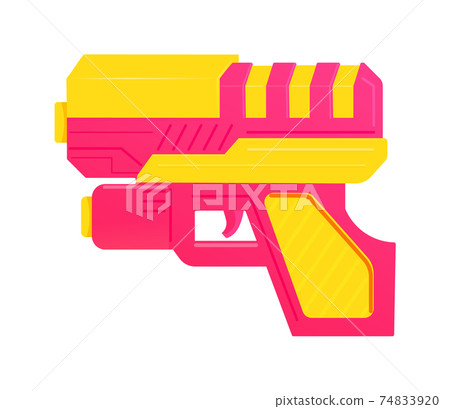 Laser Gunlaser Rifletoy Weaponscartoon Gun Stock Illustration