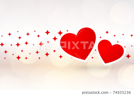 two hearts beautiful background for valentines day two hearts beautiful background for valentines day 74835236