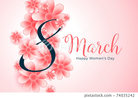 realistic international women's day celebration card design realistic international women's day celebration card design 74835242
