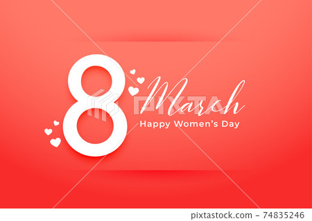 nice happy women's day orange greeting design nice happy women's day orange greeting design 74835246