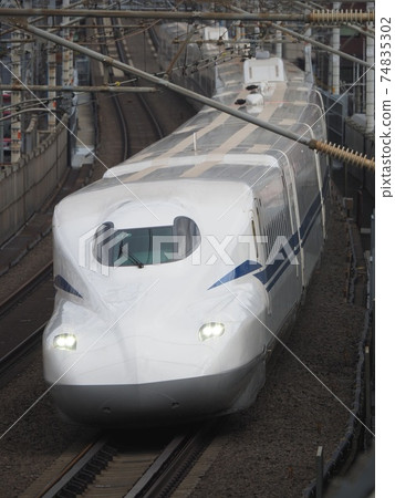 Shinkansen N700S J9 formation near Yamashina 74835302