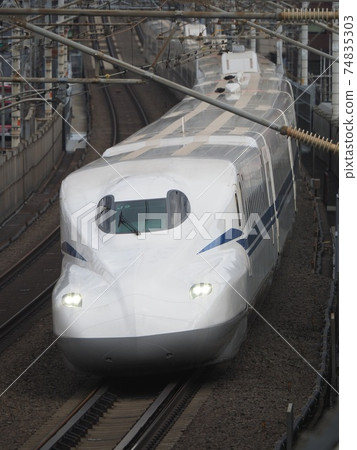 Shinkansen N700S J9 formation near Yamashina 74835303