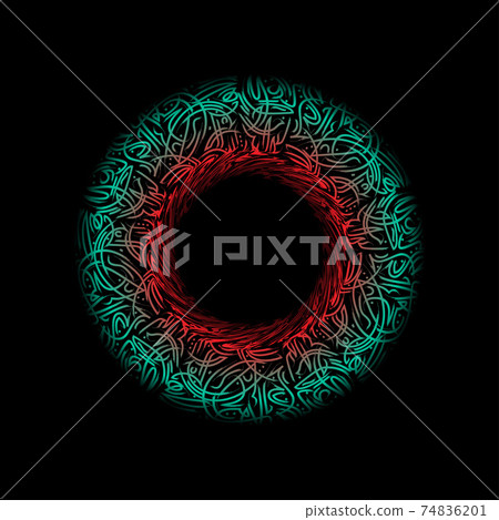 Persian circle gradient wallpaper Persian circle gradient wallpaper 74836201