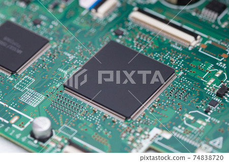 Printed circuit board package QFP 74838720
