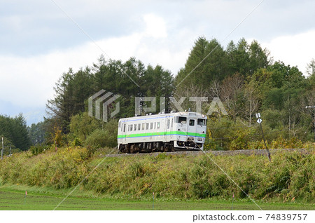 Nemuro幹線上的Kiha 40，傷口被成熟傷口運送 74839757