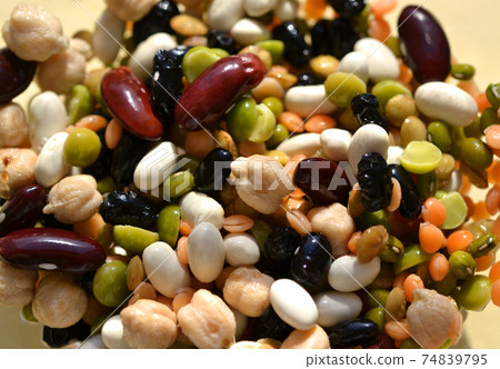 grain beans, lentils, chickpeas grain beans, lentils, chickpeas 74839795