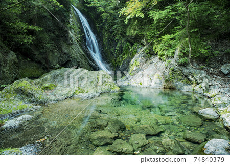 飛ida金山橫谷峽谷四瀑布 74840379