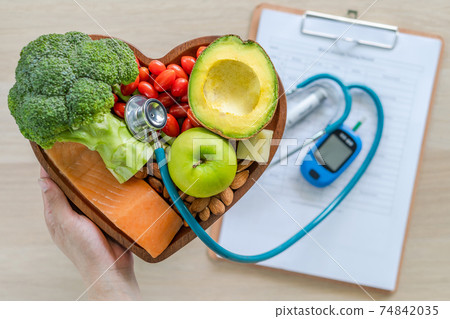Ketogenic diet with keto food for healthy nutrition eating lifestyle for good heart health with high protein, fat, low-carb to prevent heart disease and diabetes illness control Ketogenic diet with keto food for healthy nutrition eating lifestyle for good heart health with high protein, fat, low-carb to prevent heart disease and diabetes illness control 74842035