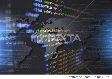 html front-end web background - Stock Illustration [74842063] - PIXTA