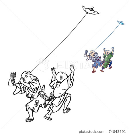 Ukiyo-e, kite Ukiyo-e, kite 74842591