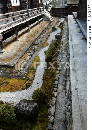 Saikyoji Temple in winter 74843125