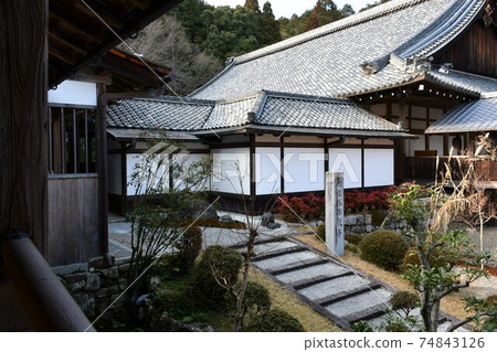 Saikyoji Temple in winter Saikyoji Temple in winter 74843126