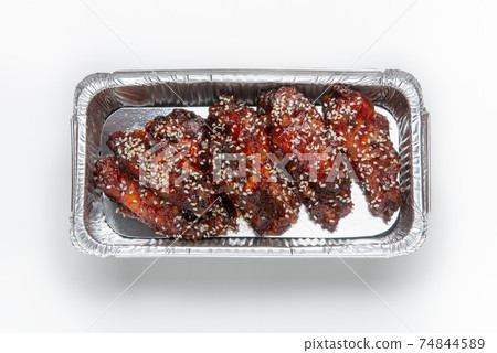 Modern grilled and junk food, advert of appetizer, home or office delivery Modern grilled and junk food, advert of appetizer, home or office delivery 74844589