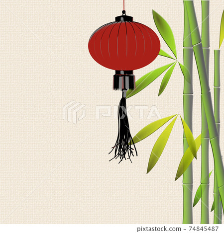traditional Asian decor for Lantern festival traditional Asian decor for Lantern festival 74845487