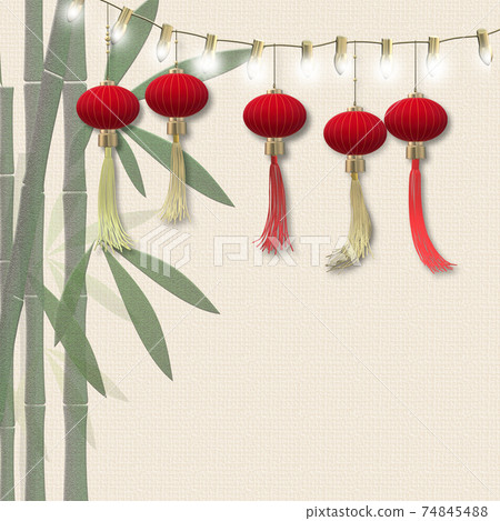 traditional Asian decor for Lantern festival traditional Asian decor for Lantern festival 74845488