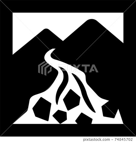 泥石流象形圖 74845702