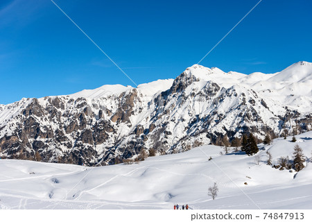 Mountain Range of Monte Carega and the Lessinia High Plateau - Veneto Italy 74847913