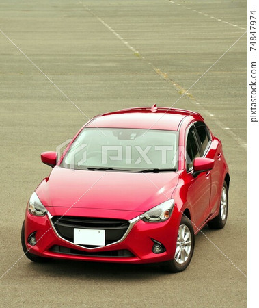 Japanese compact car vertical composition Mazda Demio Japanese compact car vertical composition Mazda Demio 74847974