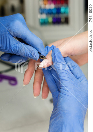 Process Manicure Close Up Process Manicure Close Up 74848030