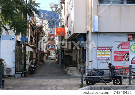 Retro townscape Retro townscape 74848435