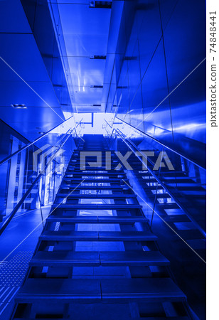 企業形象，未來形象，表參道，樓梯，藍色 74848441