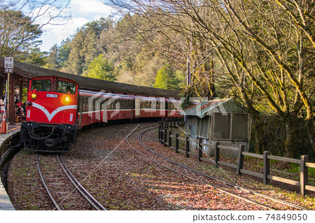 阿里山 對高岳觀日出景色 阿里山 對高岳觀日出景色 74849050
