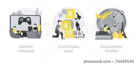 Learning opportunity abstract concept vector illustrations. Learning opportunity abstract concept vector illustrations. 74849599