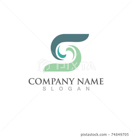 S letter logo and symbol vector S letter logo and symbol vector 74849705