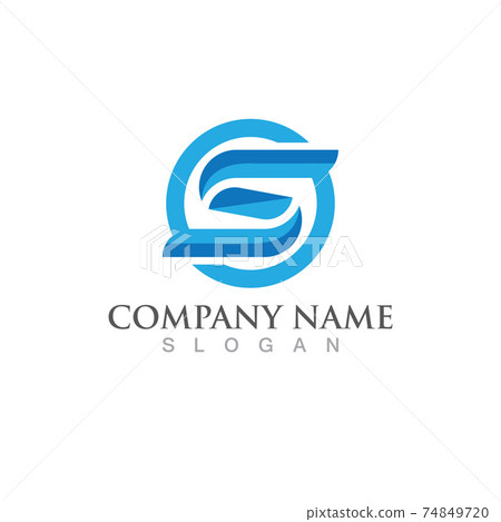 S letter logo and symbol vector S letter logo and symbol vector 74849720